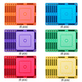 Incarcati imaginea in vizualizatorul Galerie, Set de constructie magnetic - pachet cuburi mici 36 de piese, Learn&Grow