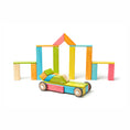 Incarcati imaginea in vizualizatorul Galerie, Set 42 piese din lemn magnetic Tint, Tegu