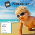 Incarcati imaginea in vizualizatorul Galerie, Ochelari de soare pentru copii - BABY SURFER Grey, Mausito