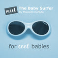 Incarcati imaginea in vizualizatorul Galerie, Ochelari de soare pentru copii - BABY SURFER Light Blue, Mausito