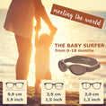 Incarcati imaginea in vizualizatorul Galerie, Ochelari de soare pentru copii - BABY SURFER Black, Mausito