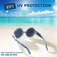 Incarcati imaginea in vizualizatorul Galerie, Ochelari de soare pentru copii - THE HIPPIE Summer Song Blue, Mausito