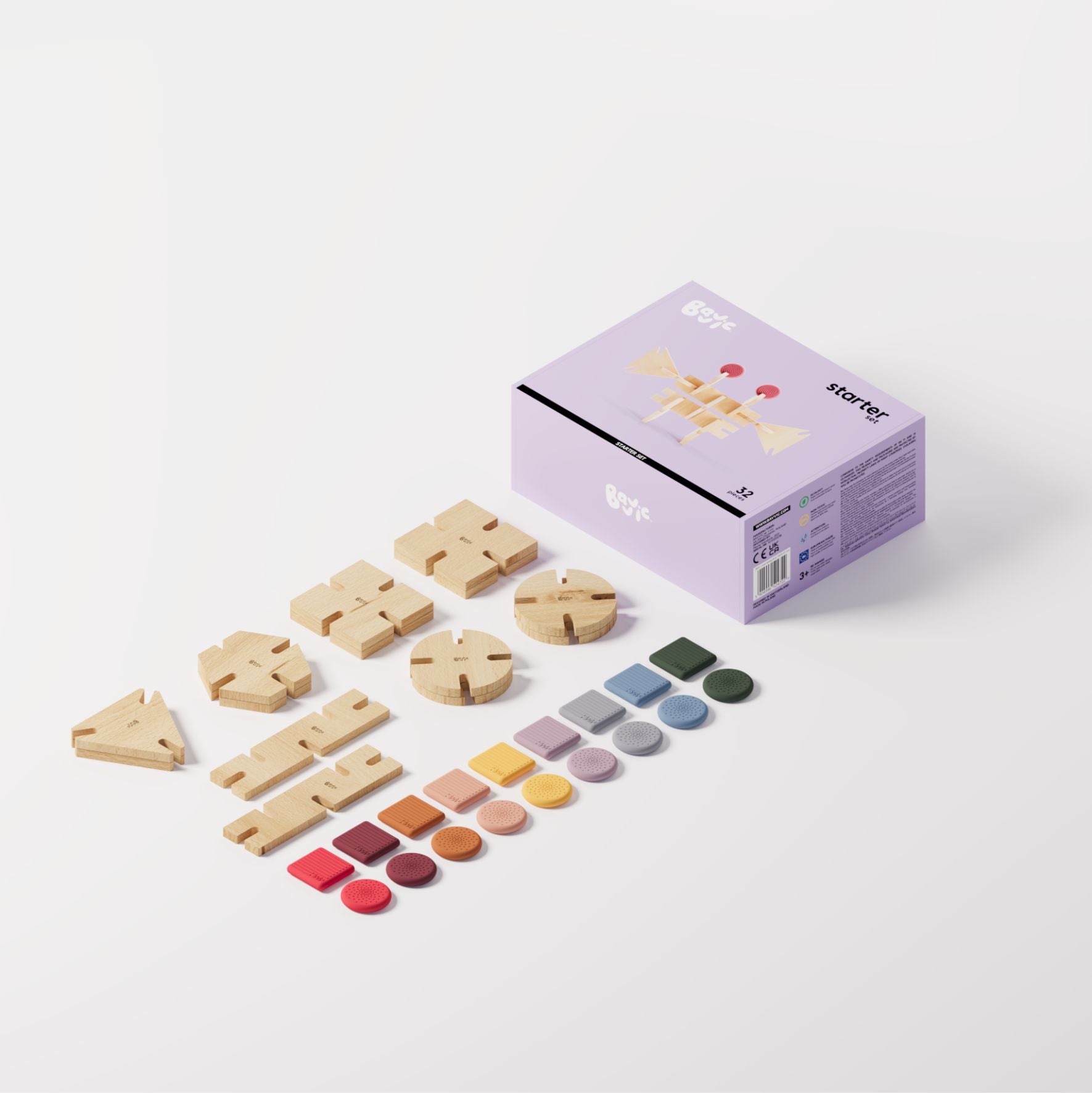 Set de constructie - Setul Starter, Bavvic – Knotoys