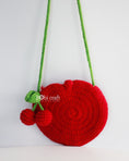 Incarcati imaginea in vizualizatorul Galerie, Geanta Cherry, crosetata manual, Bobi Craft